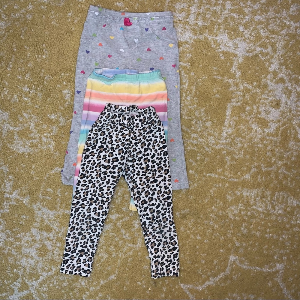 2T lounge pants/ leggings three pairs for one